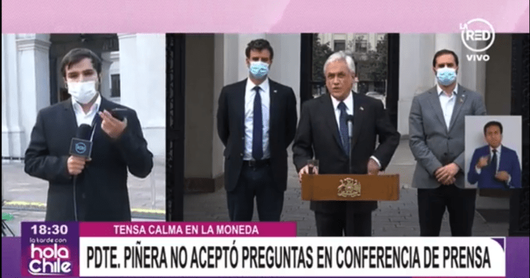 Periodista La Red Piñera