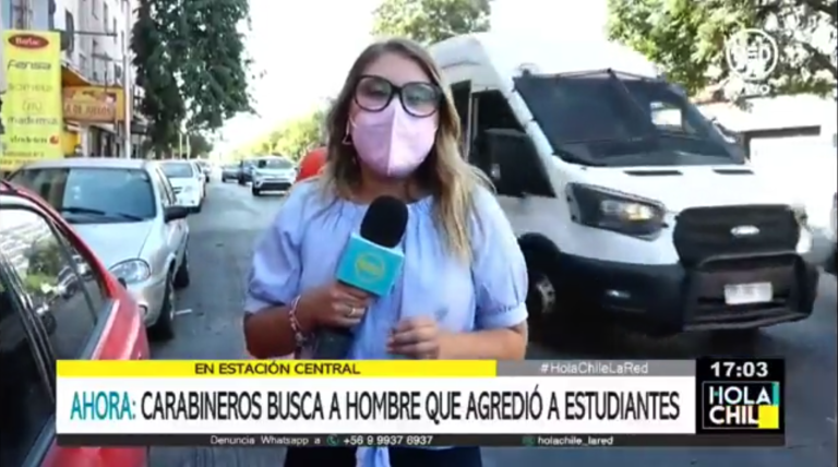 Periodista La Red Silvana Stock