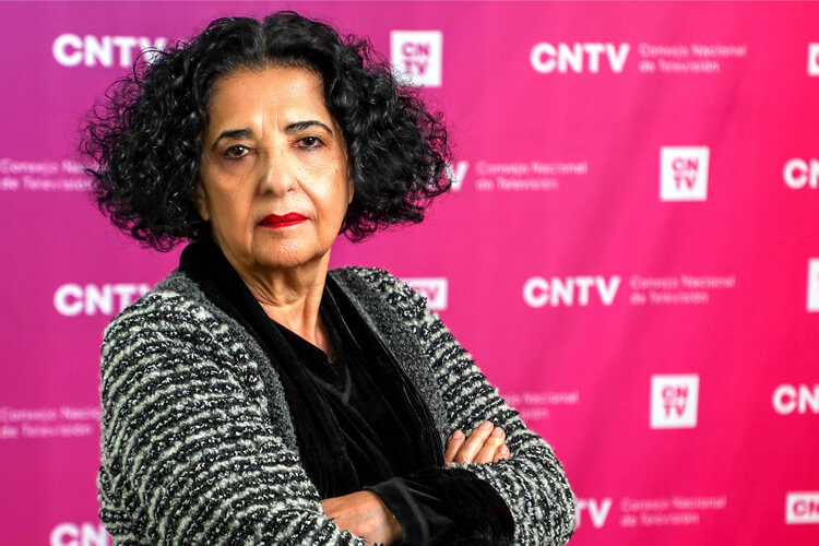 Presidenta del CNTV Faride Zerán