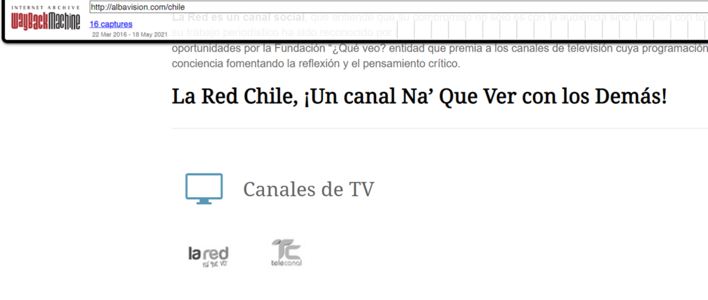 La Red - Telecanal / Albavisión