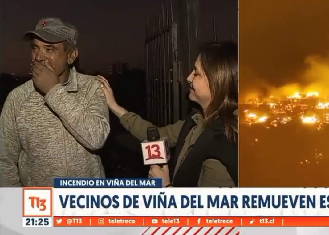 Mónica Pérez conmovida por noble gesto de hombre al que entrevistó
