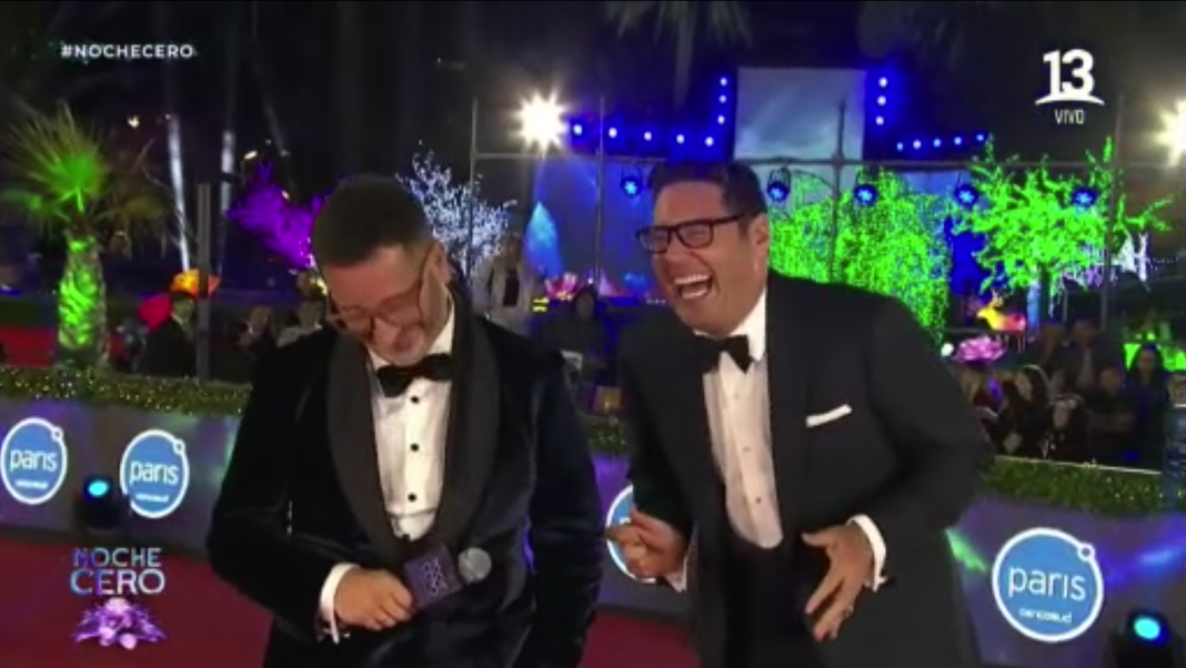 La inesperada broma de Pancho Saavedra que desconcertó a Eduardo Fuentes Pancho Saavedra - Viña 2023