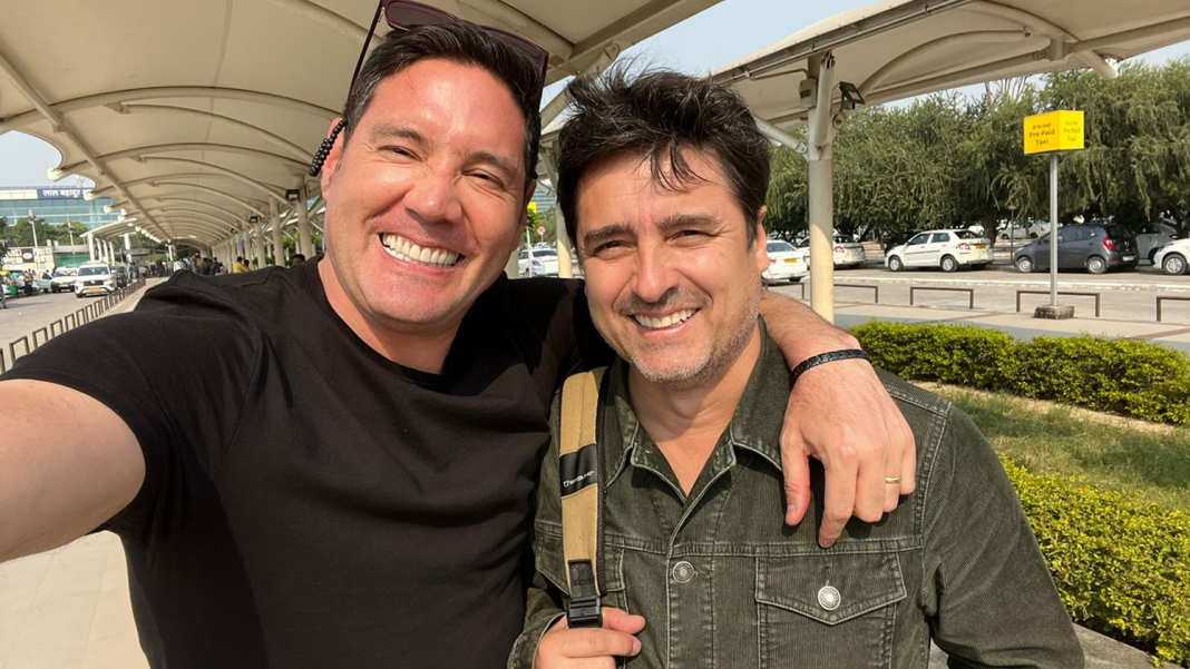 Pura buena onda: Pancho y Jorge revelaron la clave del éxito de Socios por el mundo Francisco "Pancho" Saavedra y Jorge Zabaleta | Imagen: Canal 13