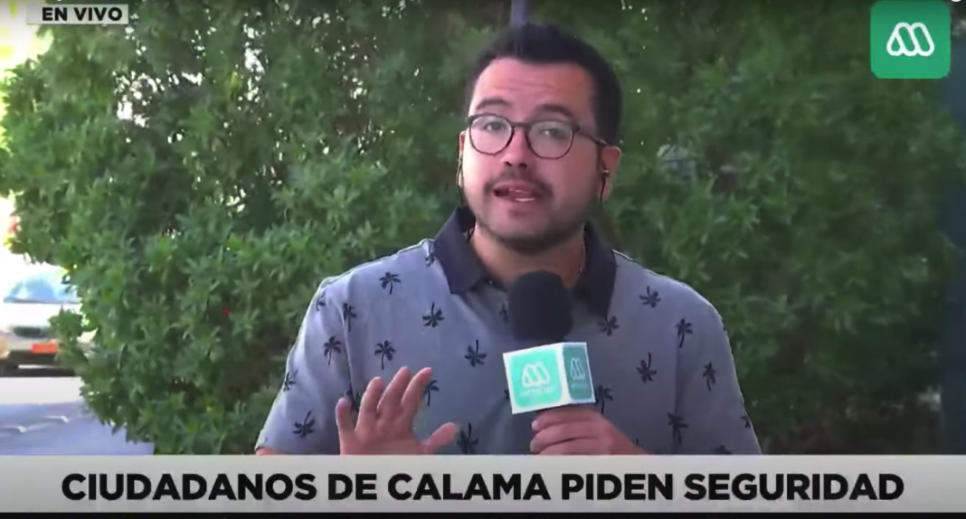 Equipo de Mega vive en carne propia la inseguridad por la que paralizó Calama