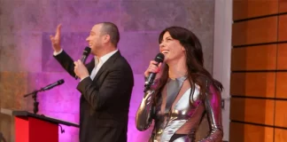 Julián Elfenbein y Tonka Tomicic en TVN