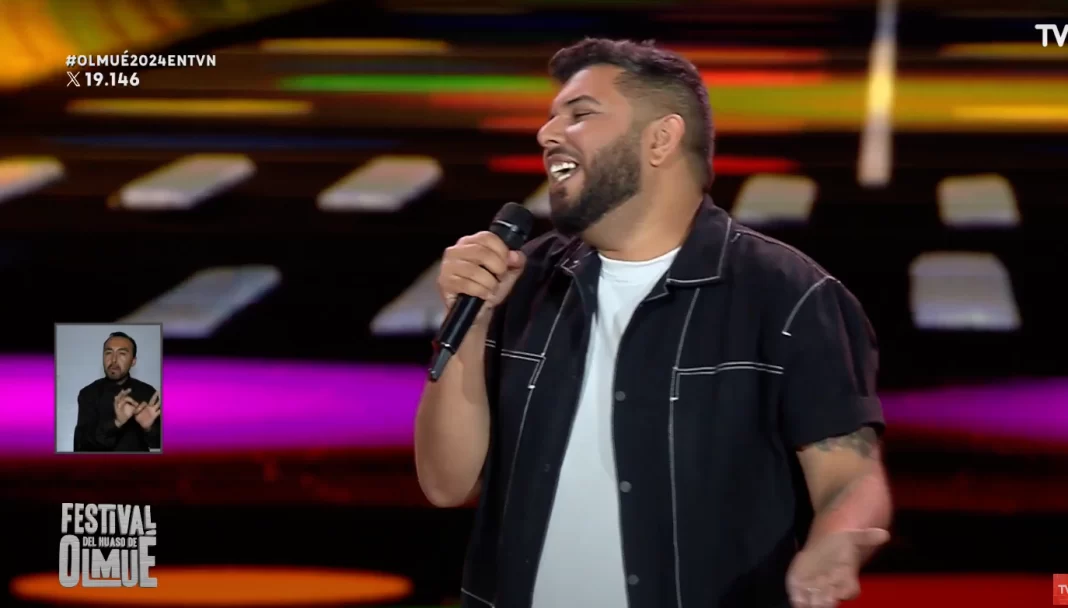 Coronel Valverde hizo lo que quiso en Olmué: hasta «trolleo» a rostros de TVN Coronel Valverde - Festival del Huaso de Olmué