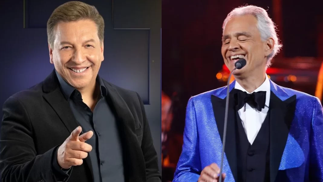 Andrea Bocelli y Julio César fueron los «verdugos» de El Antídoto Julio César - Andrea Bocelli - El Antídoto