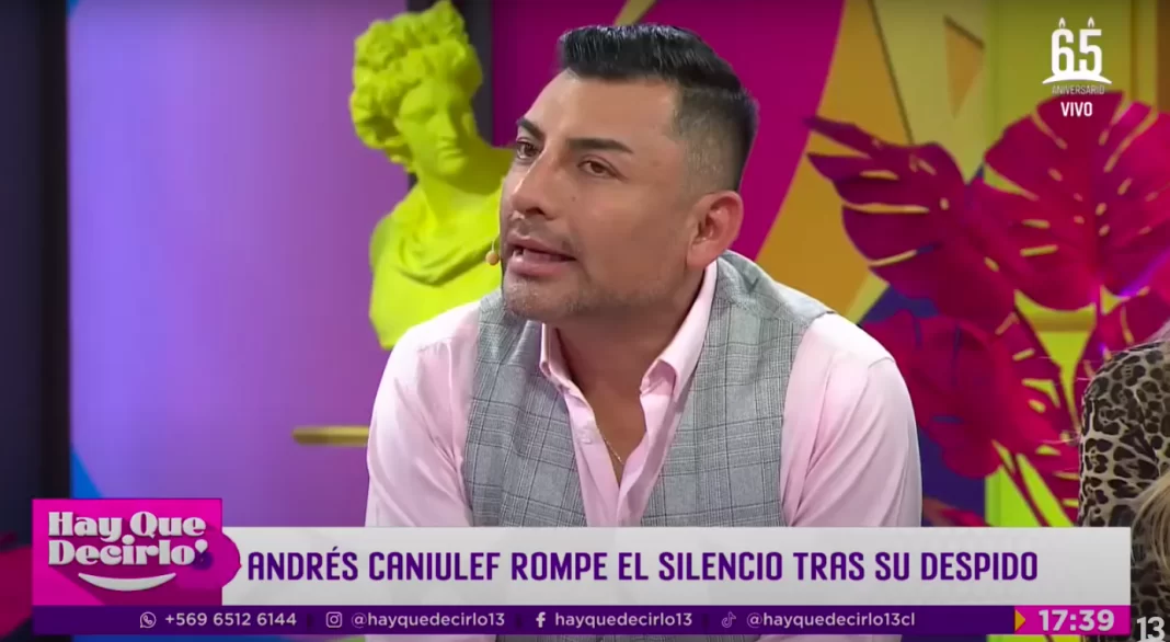 Caniulef aclara que su salida de Mega no fue orquestada por ningún rostro del canal