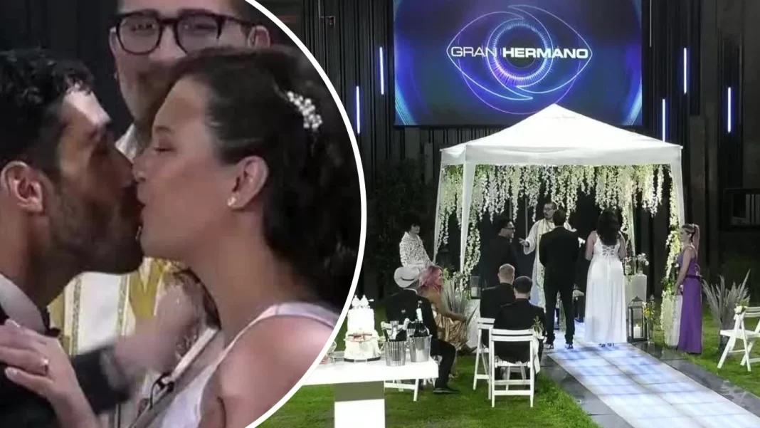 Con esperado beso Michelle y Pedro «renovaron votos» en Gran Hermano