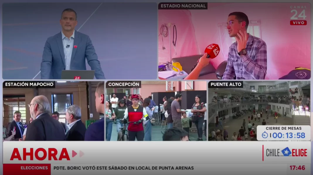 Insólito: dron de prensa de Chilevisión hiere a votante en plena jornada electoral