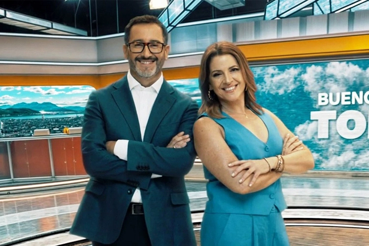 eduardo fuentes y monserrat álvarez en buenos días a todos