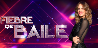 Diana Bolocco como animadora del estelar de Chilevisión "Fiebre de Baile"