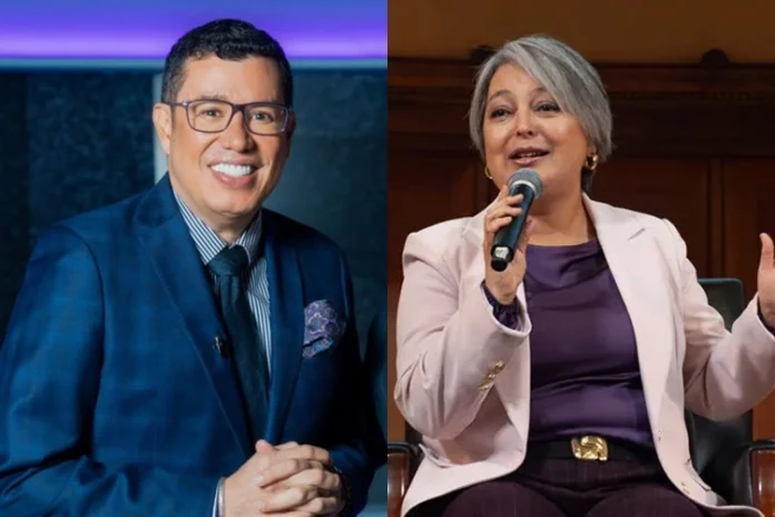 Nelson Beltrán, el "colombiano" y Jeannette Jara