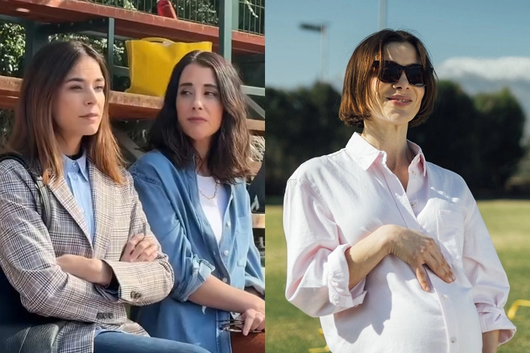 Las actrices Ignacia Baeza, Elisa Zulueta y Daniela Ramírez en la nueva nocturna de Mega