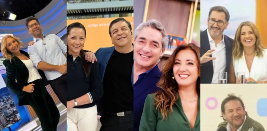 Rating matinal 20 de febrero: Gráfico de audiencia con Chilevisión liderando sobre Mega y Canal 13