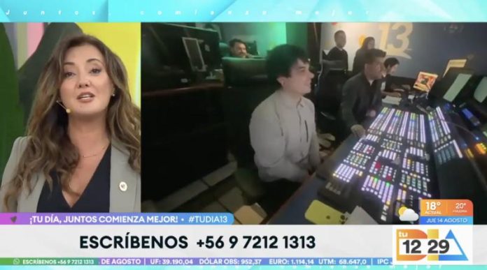 Sebastián Castillo, director del matinal Tu Día de Canal 13.