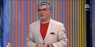 El periodista Carlos Tejos en Mega