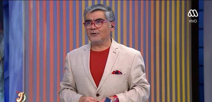 El periodista Carlos Tejos en Mega