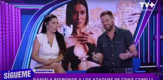 Daniela Aránguiz atacando a Coni Capelli en Sígueme