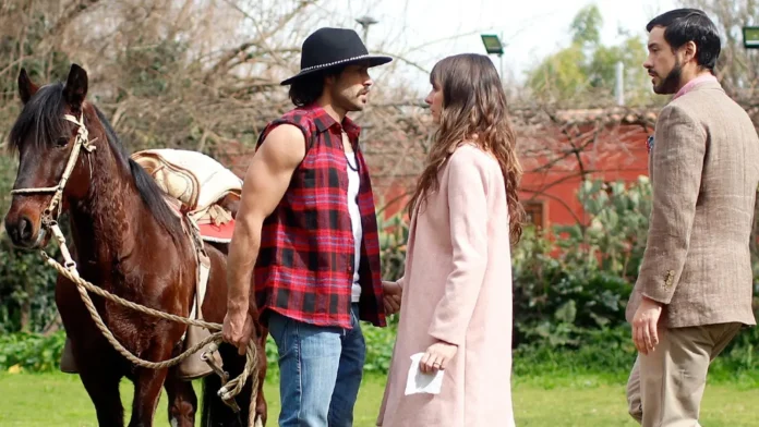 Matías Assler en la teleserie vertical de Canal 13, Mi boda es una trampa
