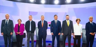 Primer debate presidencial 2025 en Chilevisión