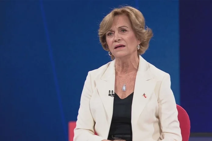 Evelyn Matthei en "Candidato, llegó tu hora" (TVN).
