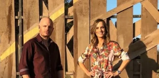 Los conductores de "Resistiré", Facundo Gómez y Diana Bolocco.