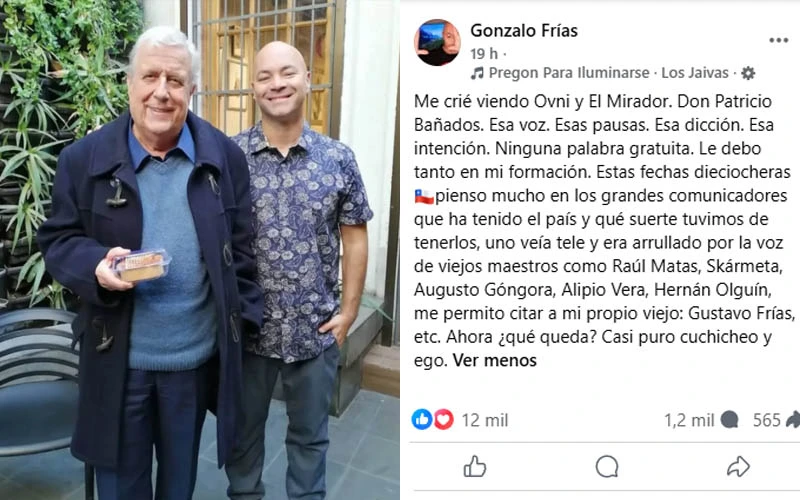 Gonzalo Frías en Facebook
