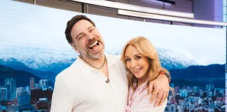 José Antonio Neme y Karen Doggenweiler, conductores de "Mucho Gusto" (Mega).