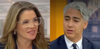 Monserrat Álvarez y Marco Enríquez-Ominami en "Buenos días a todos" (TVN)