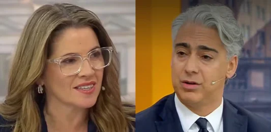 Monserrat Álvarez y Marco Enríquez-Ominami en "Buenos días a todos" (TVN)