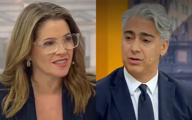 Monserrat Álvarez y Marco Enríquez-Ominami en "Buenos días a todos" (TVN)