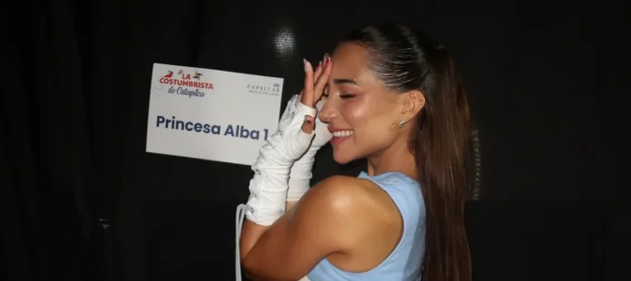 Princesa Alba como participante del programa de Chilevisión "Fiebre de baile"