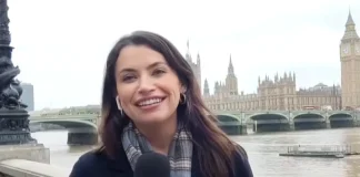 La periodista Natasha Kennard en Mega