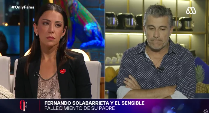 Fernando Solabarrieta explicando en "Only fama" su decisión de retornar al reality "El internado"