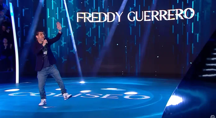 Frdddy Guerrero Coliseo Freddy Guerrero en el programa de Mega "Coliseo"