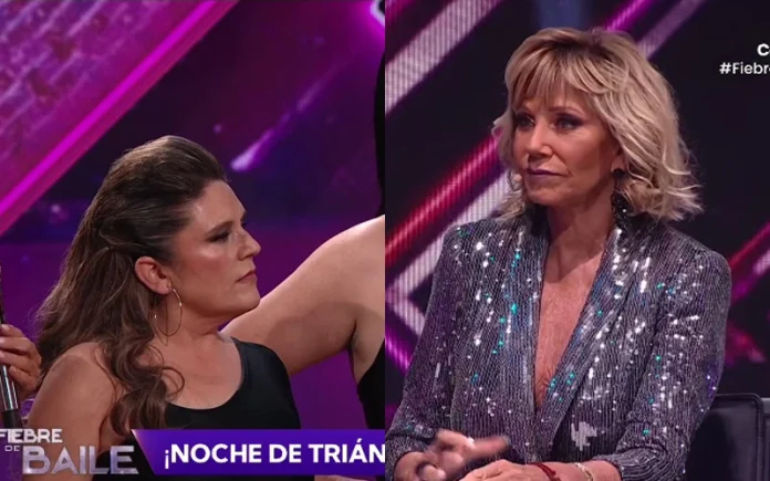 María José Quiroz y Raquel Argandoña en "Fiebre de Baile" (Chilevisión María José Quiroz y Raquel Argandoña en "Fiebre de Baile" (Chilevisión