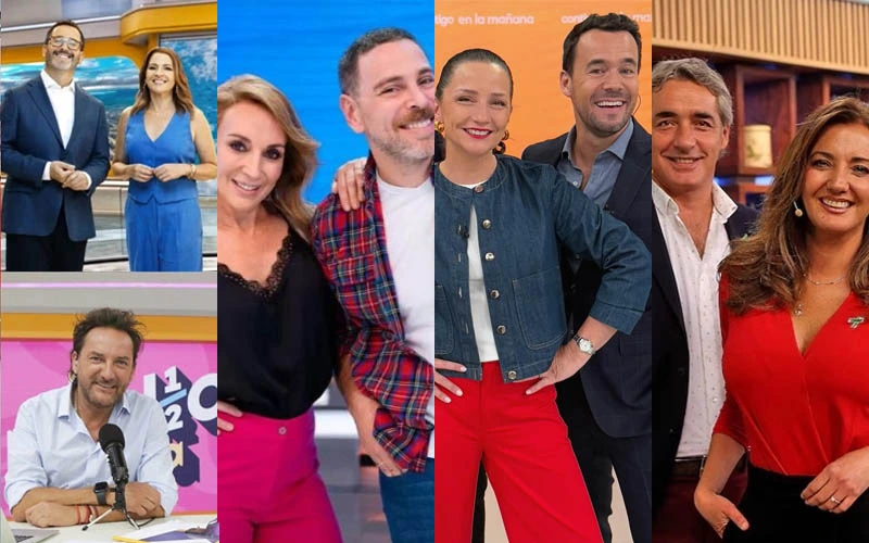 Rating matinal martes 27: Canal 13 desplaza a Chilevisión en una jornada de estrechos márgenes
