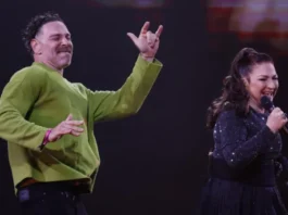 José Antonio Neme bailando con Gloria Estefan en la Quinta Vergara Viña 2026
