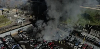 Manuel Garrido guardia explosión Renca quemado