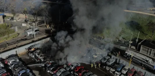 Manuel Garrido guardia explosión Renca quemado