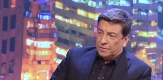 Julio César Rodríguez en set de Canal Vive