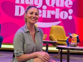 Gisella Gallardo en el panel de Hay que Decirlo de Canal 13