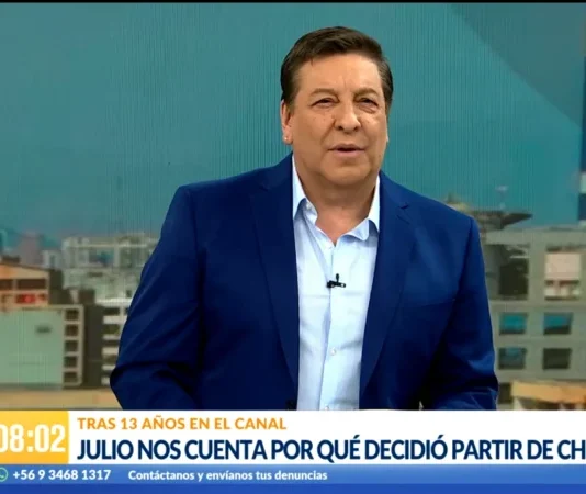 Julio César Rodríguez, animador y ex director de programación de Chilevisión