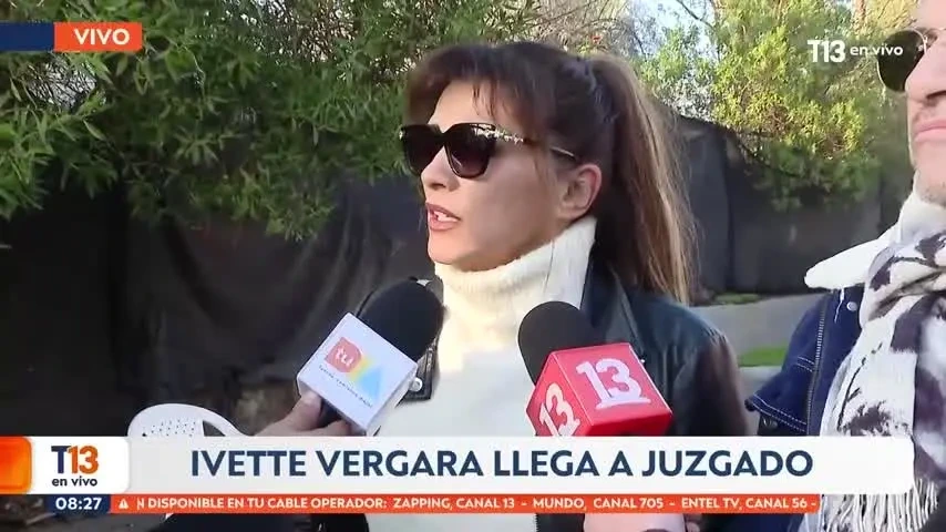 Ivette Vergara en el Juzgado de Policía Local de Pudahuel
