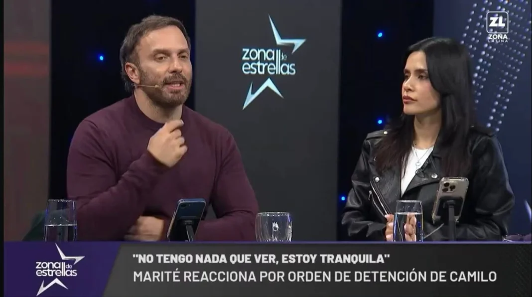 Marité Matus contacto telefonico con el panel de Zona de Estrellas
