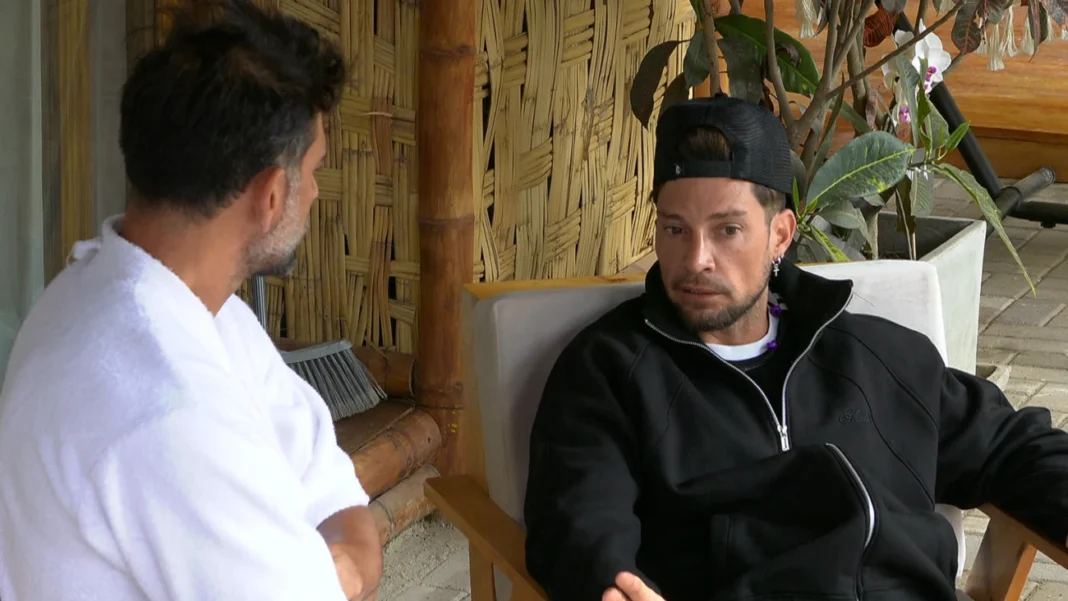 Nicolás Solabarrieta durante su pelea con Mariano en Volverías con tu ex 2