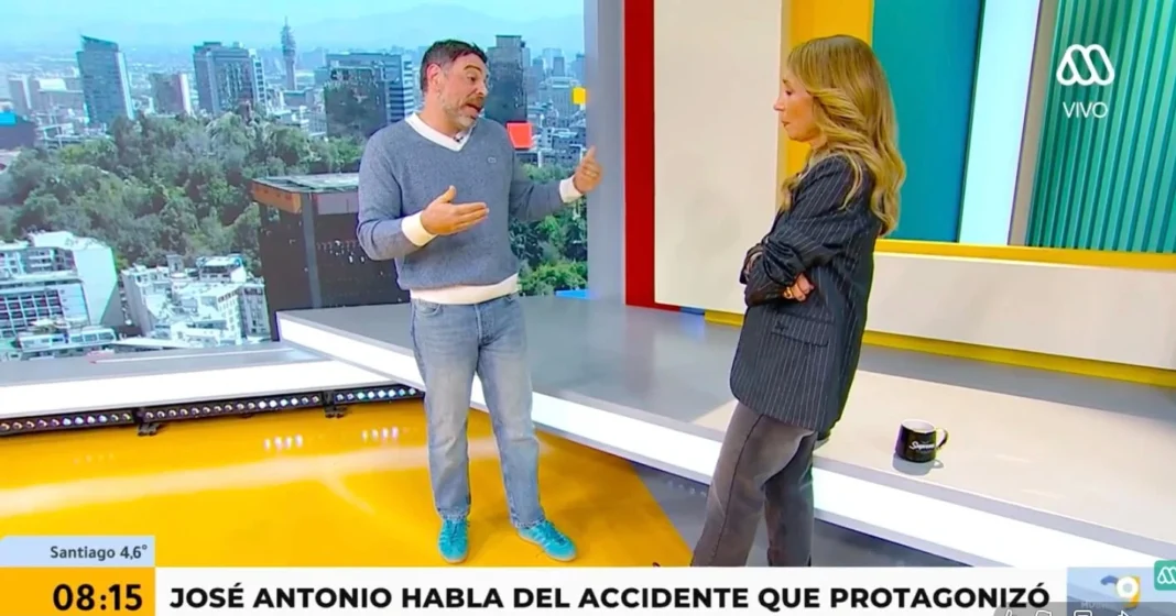 Rating matinal José Antonio Neme en el estudio del matinal de Mega