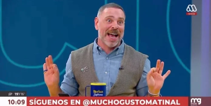 José Antonio Neme en Mucho Gusto, respondiendo por sus regalos a Marianne Schmidt