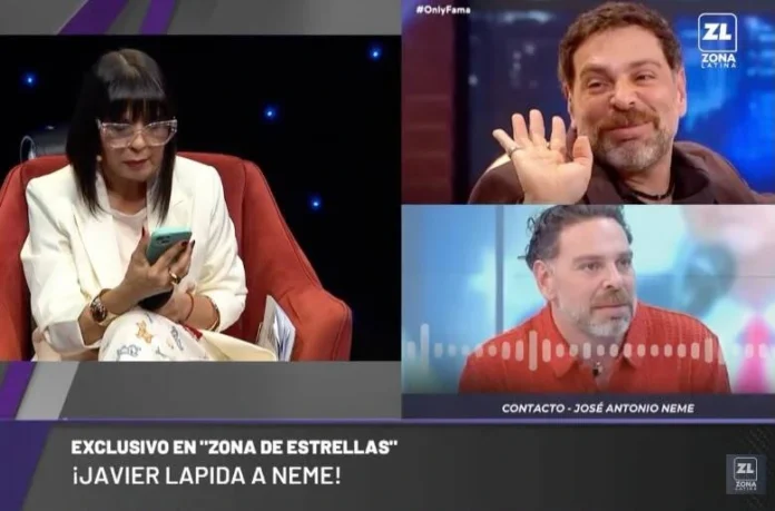 José Antonio Neme y Javier Fernandez José Antonio Neme, conductor de Mucho Gusto, en discusión en vivo con Zona de Estrellas